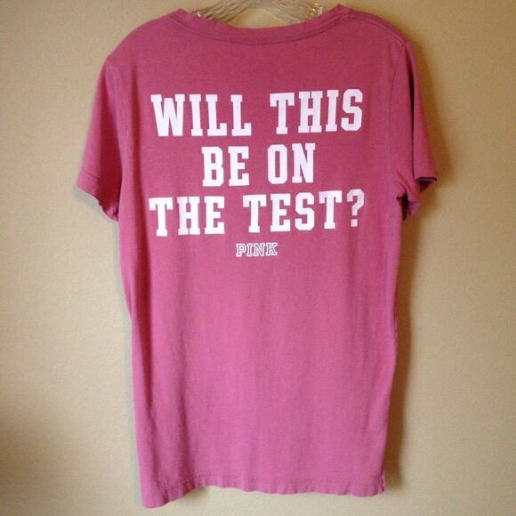 Pink Victoria's Secret Be-On-Test Tee XS - Picture 2 of 7